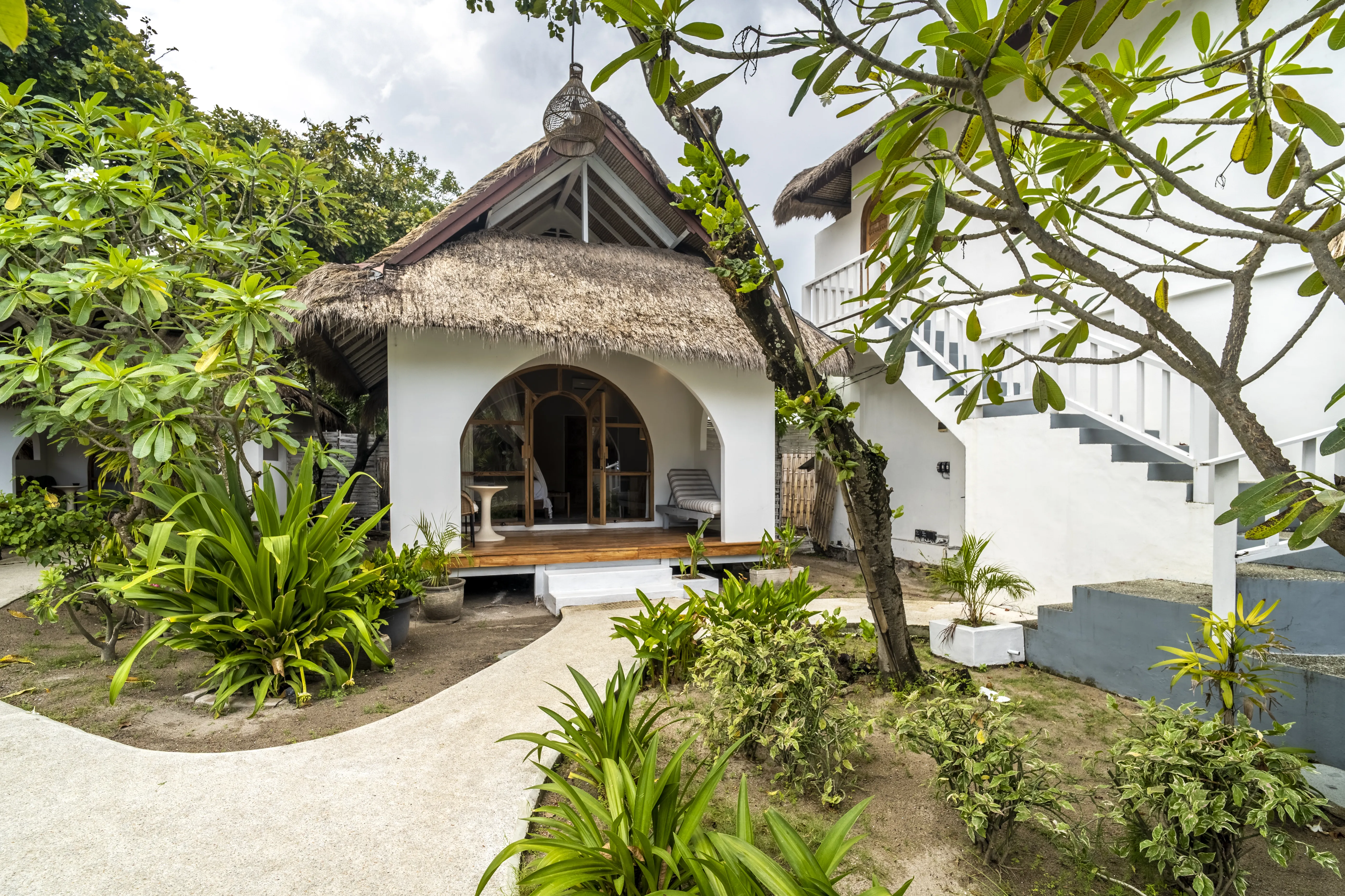 Beach view from the property